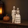 Skeleton Bride and Groom Figurine Resin Couples Skull Ornaments Wedding Couple Statue