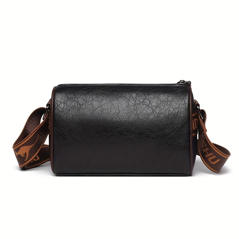 Women's shoulder bag retro wide shoulder strap messenger bag