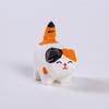 Aesthetic Wooden Cat Figurine Mini Cute Kitten Ornament for Bedroom Desktop Bookshelf Home Decor Unique Gift for Friends