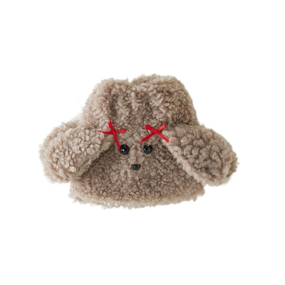 

Spicy Girls Cartoon Dog Leg Warmers JK Plush Boots Cover Fashion Bow Foot Cover Women кофейный