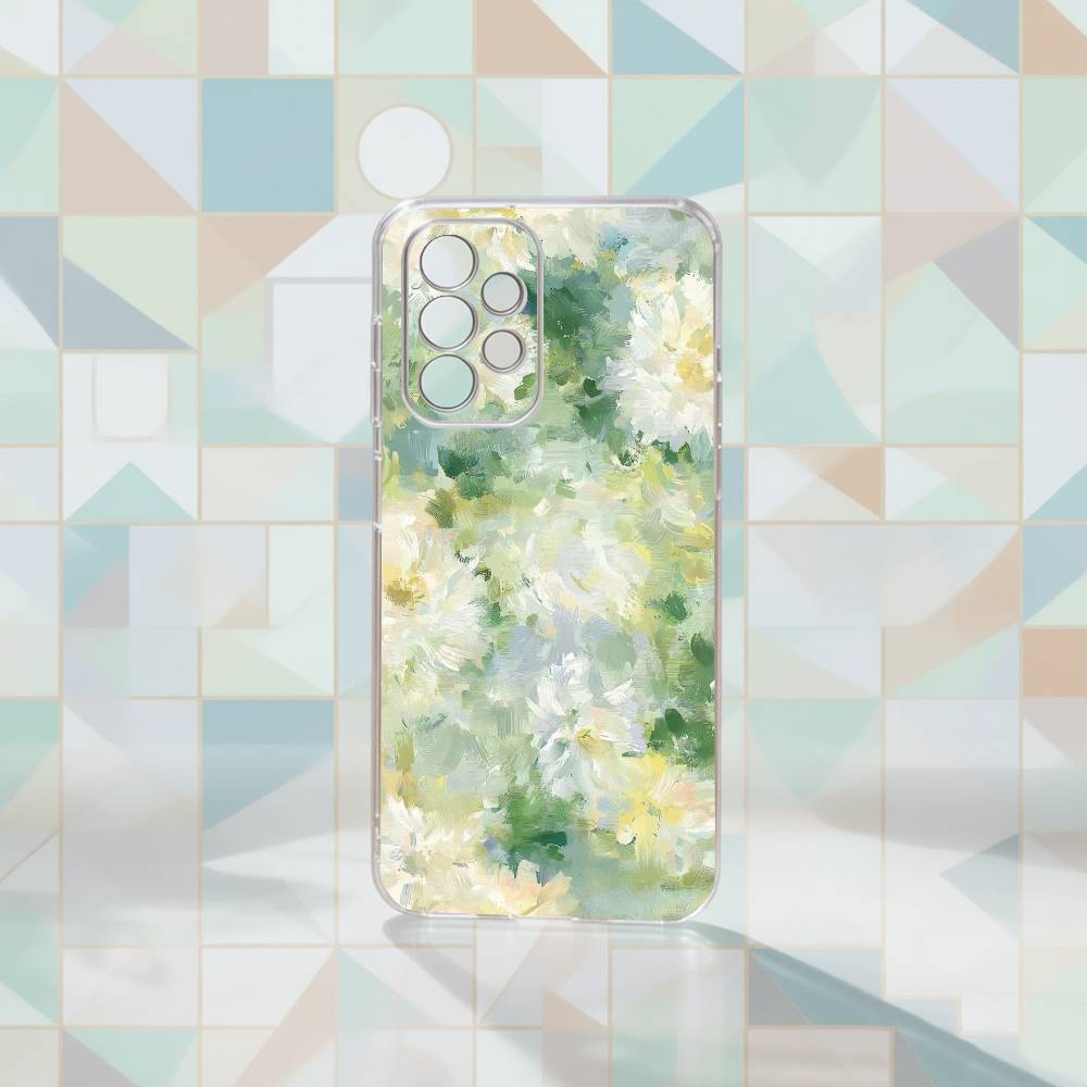 

Oil Painting Flowers Series Phone Case For Samsung S25,S24,S21,S22,S23,S30,Ultra,S20,Plus,Fe Transparent Cover Samsung S30Ultra5G