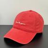 Fashion Hat new soft top sunshade cap men's white outdoor face small simple embroidery washed baseball cap women