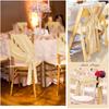 Satin Chair Sashes Wedding Chair Bow Knot Ribbon Tie For Wedding banquet ThanksgivingParty HotelBirthdayBanquet Chair Decoration