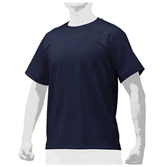 

Mizuno Modern Baseball Round Size M Shirt, Neck, 12JC9L38, Navy,