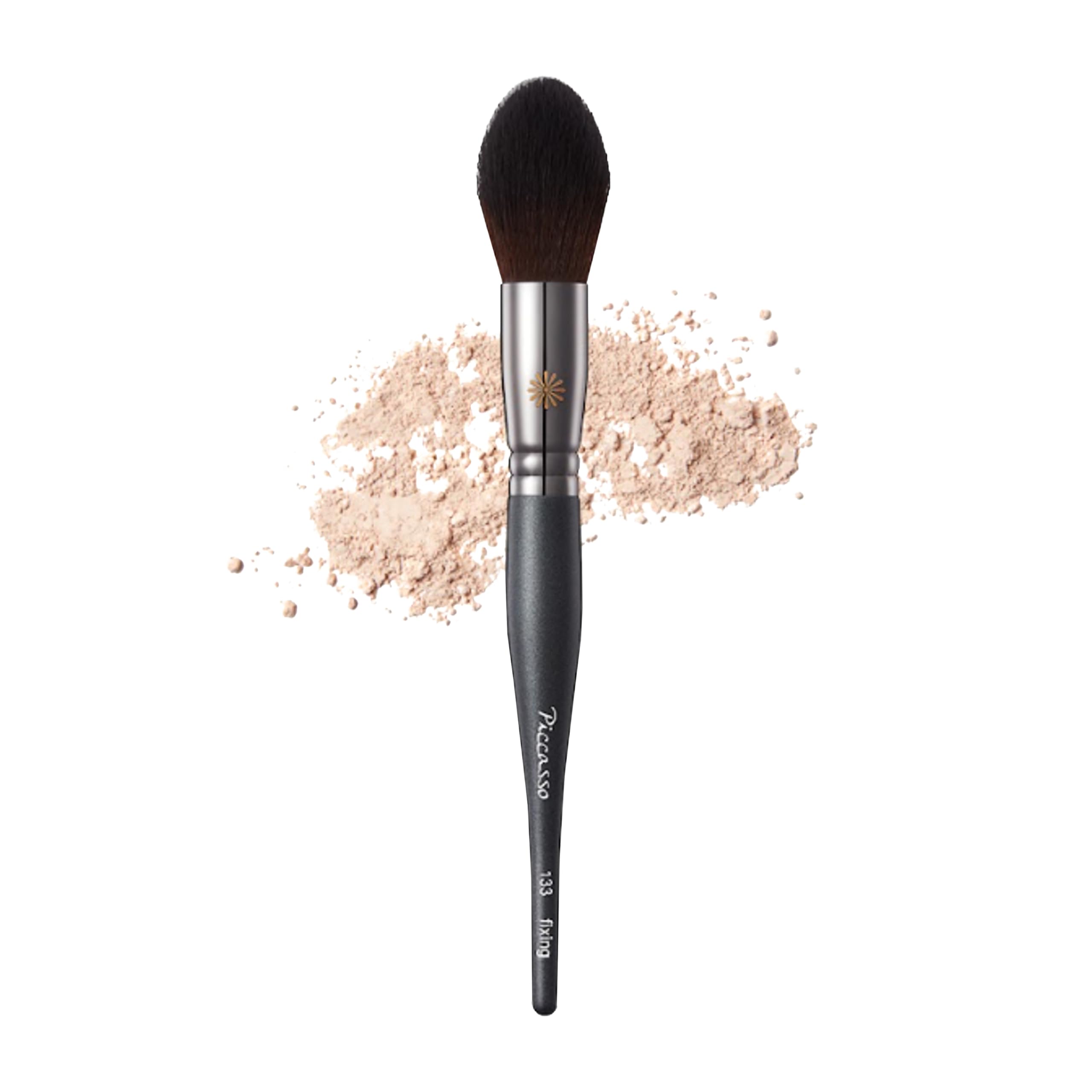 

Picasso 133 Fixing Powder Brush Prevents makeup from smudging and shininess with pinpoint accuracy Korean premium synthetic face brush for spot