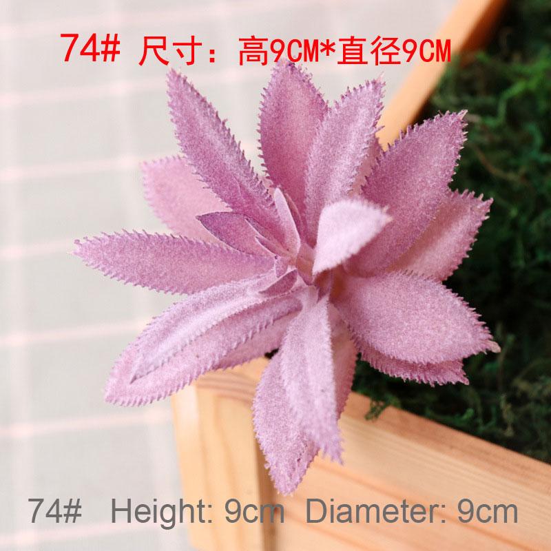 Konstgjorda Suckulenter Växter Vit Rosa Grön Plast Falska Växter Landskap Bonsai plantas artificiales Hem Trädgård Dekoration