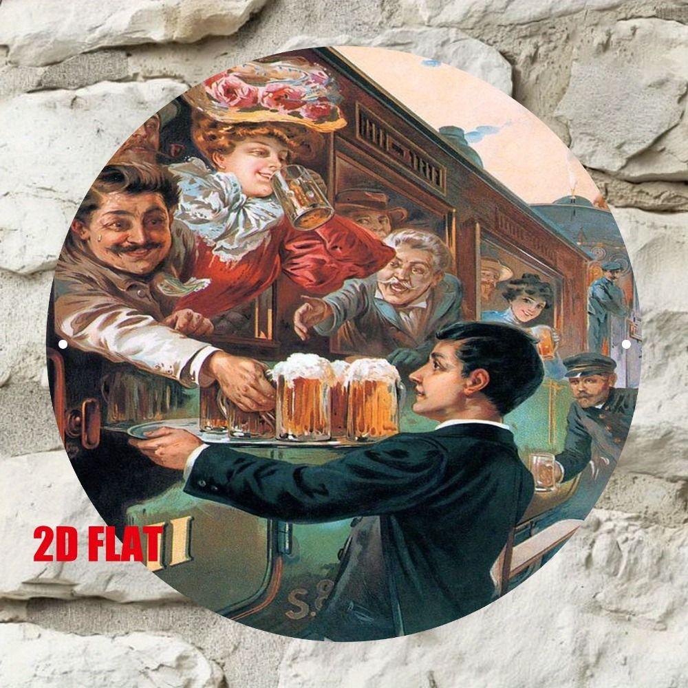 Metal Tin Sign Retro Art 20x20cm Home Wall Decor