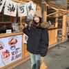 Women's American Vintage Pie Overcomes Fur Collar Jacket Hooded Seasonal Down Cotton