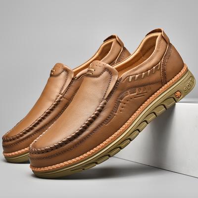 Mode Neue Herrenschuhe Hohe Qualität Lässige Herren Slipper Echtes Leder Slip-on Business Herrenschuhe Designer Original Adulto Hochzeitsschuhe