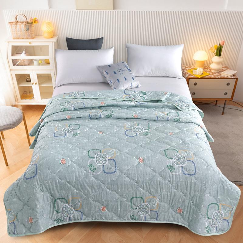 Summer Spring Ultrasound Cool Blanket Thin Wadding Comforter King Queen Size Bedspread Double Air Conditioning Camping Bed Quilt