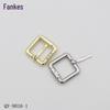 In Stock: Gold Die-Cast 5-Point Needle-Through Buckle for Luggage, Shoes, Belts, and Bags