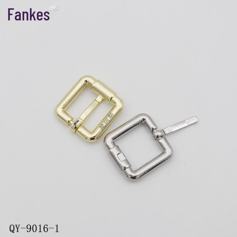 In Stock: Gold Die-Cast 5-Point Needle-Through Buckle for Luggage, Shoes, Belts, and Bags