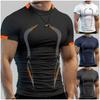 Men T Shirts  Short-sleeve Tee Fitness Muscle Joggers Bodybuilding Quick Dry Tshirt Male Gym Clothes Oversize Tops