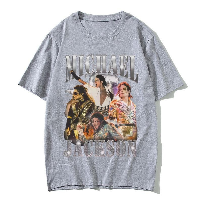 2026 Classic Vintage Michael Jackson Graphic Tshirt Unisex Summer Clothing Fashion Retro Gothic Rock Tshirt Unisexs New T Shirt 2026