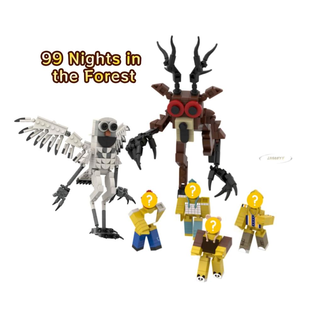 LIMANTY Deer Building Blocks, 99 Nights of the Forest, Building Blocks, Deer Toys, Christmas, Birthday Gift (Pack of 6)