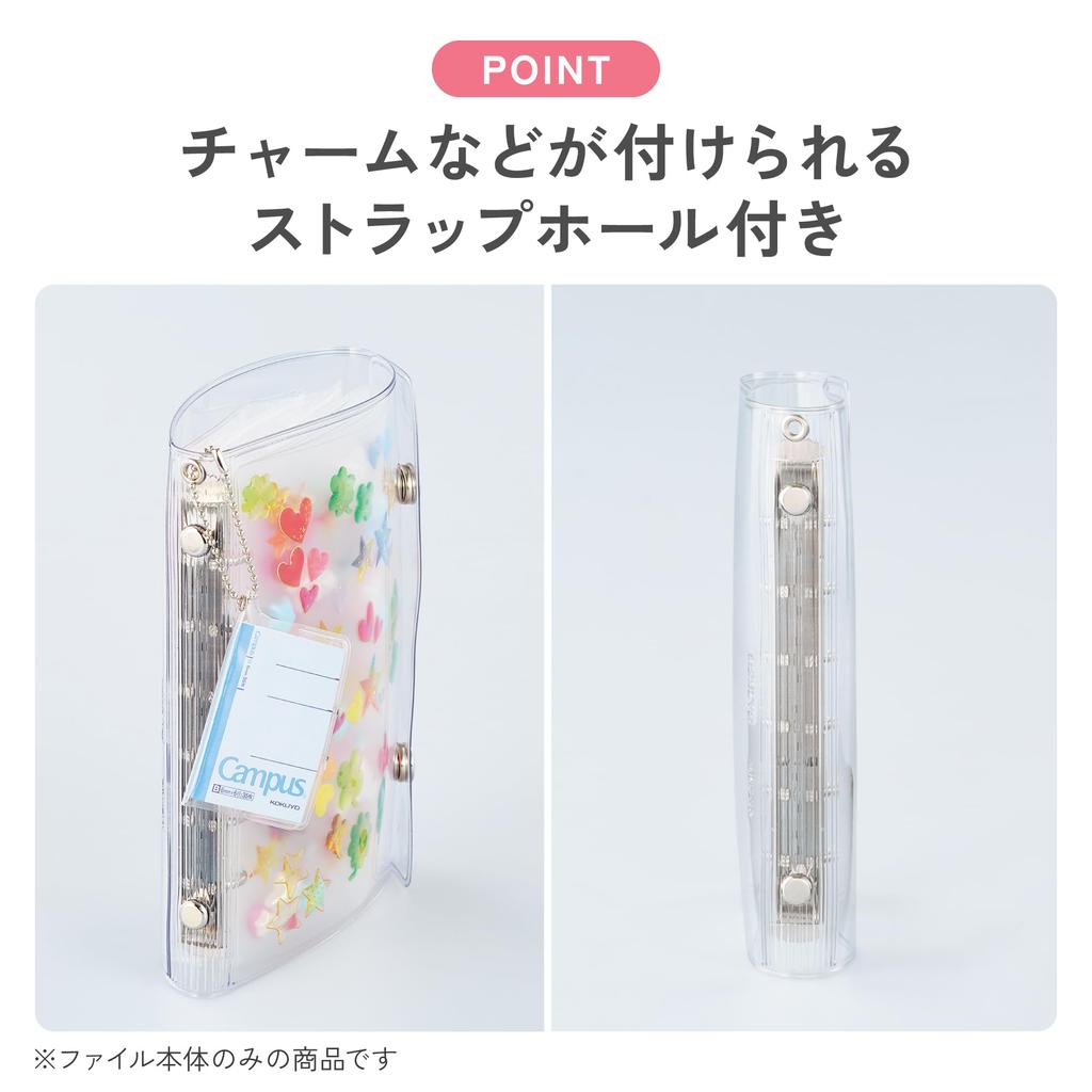 KOKUYO Collection File Sticker A6 Book, size, Transparent, GFU-HB101T