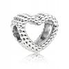 Pandora Charms - Silver Heart with Beads 797516