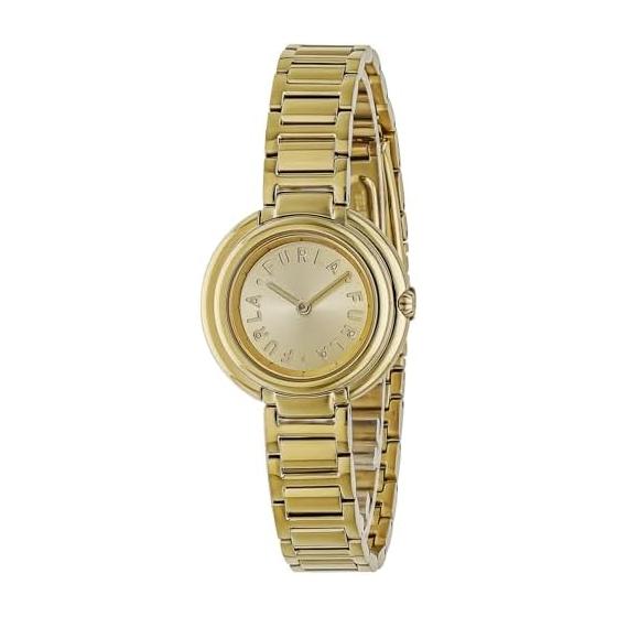 [FURLA] Watch FURLA ICON SHAPE Gold Dial Quartz Daily Waterproof Mineral Glass 25mm WW00031016L2 Women s Gold [Parallel Import]