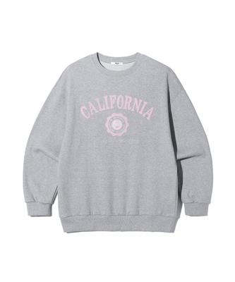 UCLA Women'S California Patch Sweatshirt [M-Grey] (Uc3Lta1)