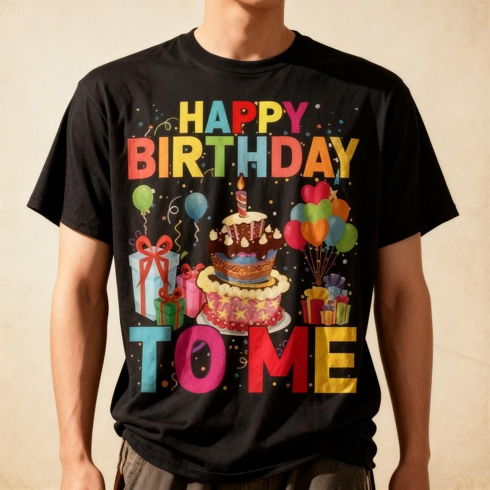 NEW LIMITED Happy Birthday To Me Funny Birthday Party Tee TShirt S5XL Unisex T-Shirt