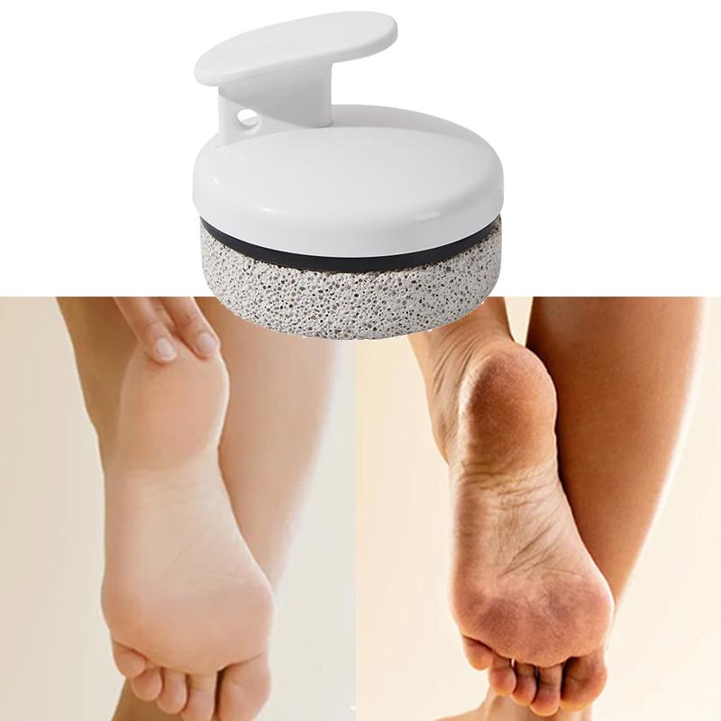 Exfoliating Foot File – Round Volcanic Pumice Stone for Home Use, Designed for Heel and Foot Callus Removal