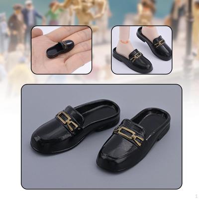 1/6 Scale Action Figures Mules Shoes BJD Doll Loafers DIY Walking Kids Adults Gifts Uniform Dress