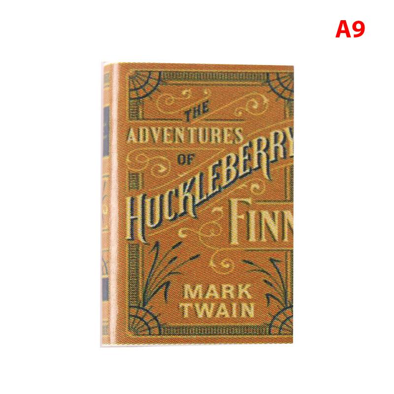 

1:12 Кукольный домик Миниатюра Моделирование Английская Книга Мебель Орнамент Модель as the picture