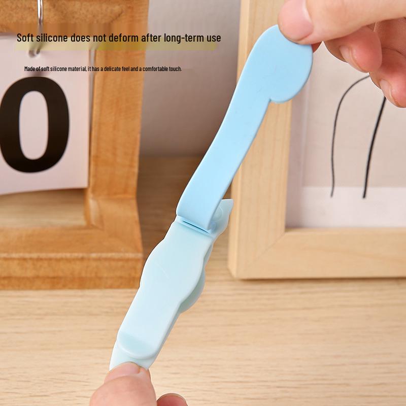 Silicone Page-Following Bookmarks: Durable, Functional, Non-Deformable Clips for Home and Student Use