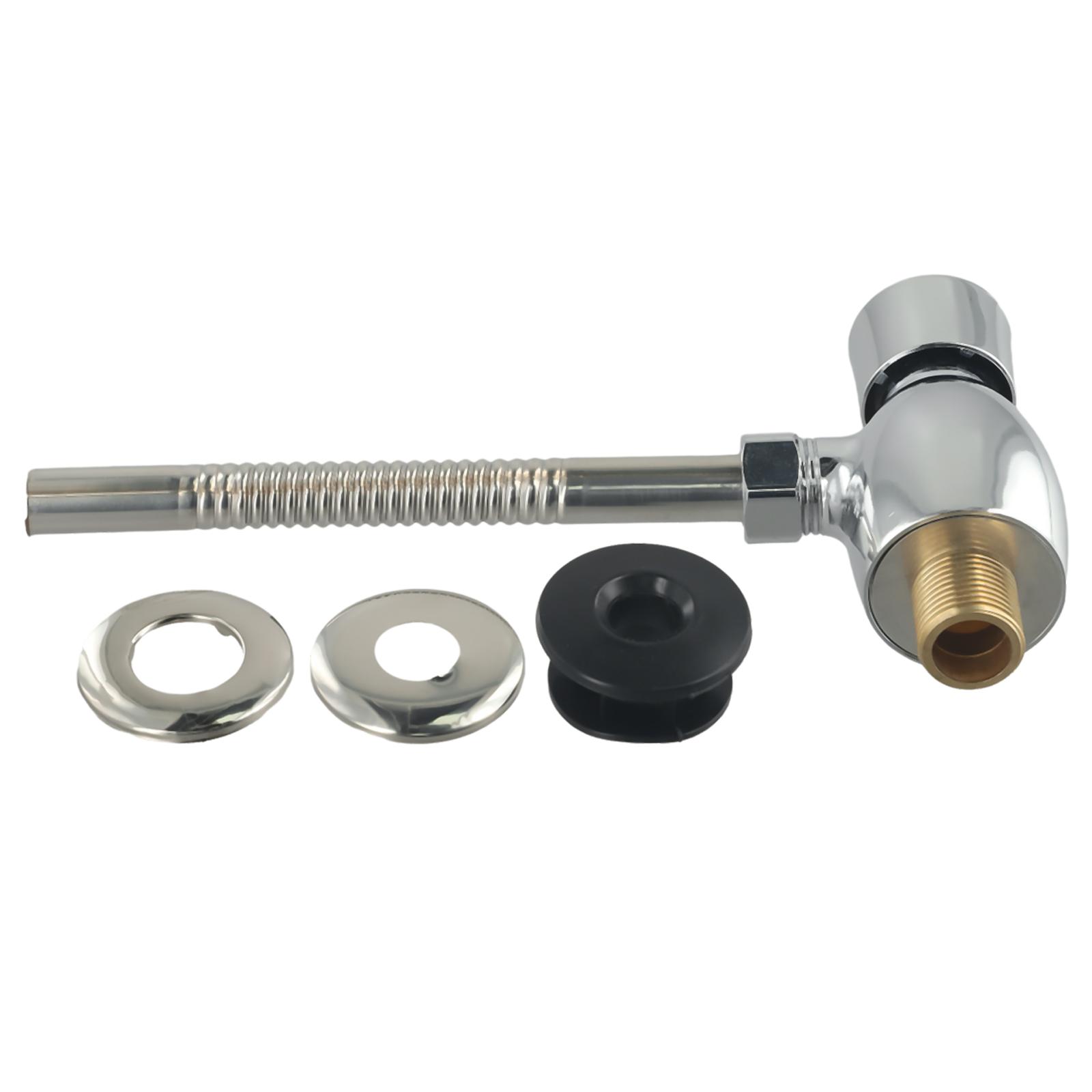 Flush Valve for Urinal with Manual Button Type and Delayed Automatic Shutoff for Water Efficient Public Toilet Systems China Mainland