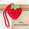 Cute Fruit Plush Pendant - High-Quality Bag Decoration and Keychain Doll Toy