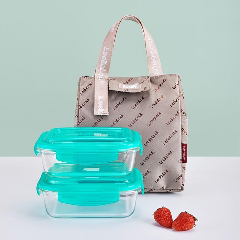 LocknLock Xinyue Glass Food Storage Container Set