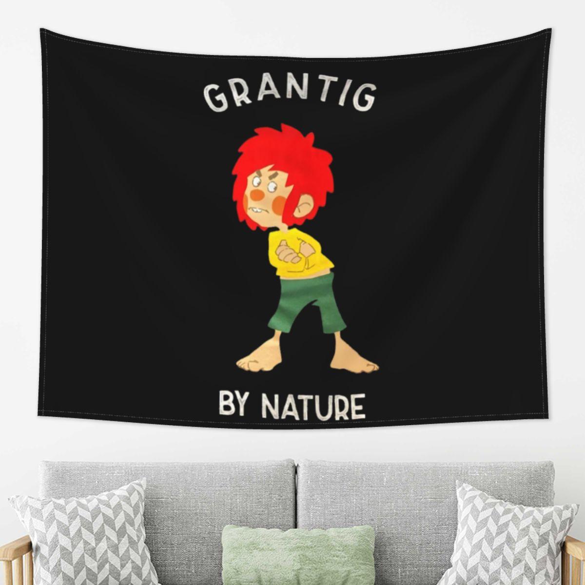 

Pumuckl Grantig By Nature Tapestry Wall Hanging Aesthetic Home Decor Tapestries for Dorm Room 74x94cm(29x37in)