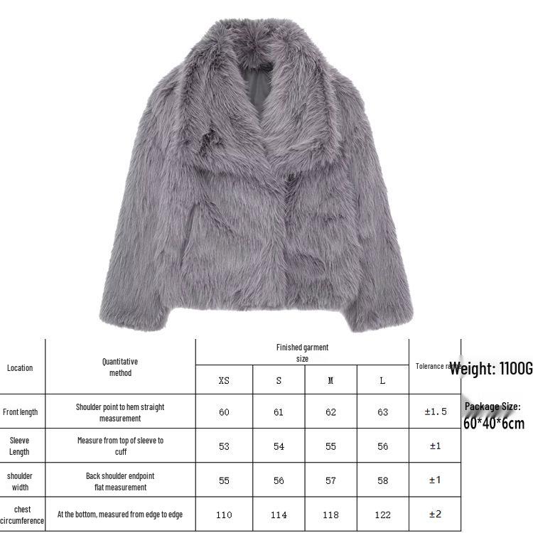 Women's Winter Lambswool Thick Cardigan Coat - New Fur Series