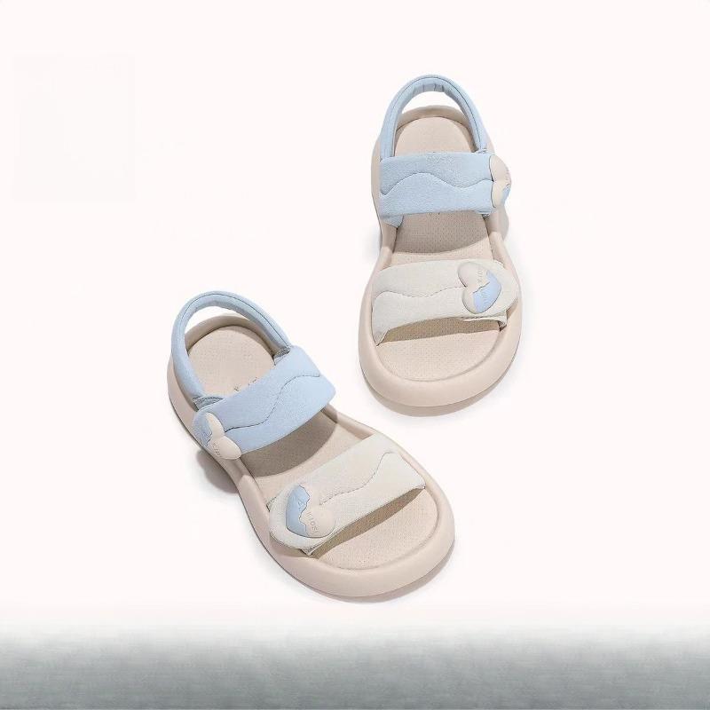 Children Beach Shoes Open Toes Soft Bottom Comfortable Kids Princess Shoes Casual 2025 Summer Nw Girls Sandals Non-slip Cute
