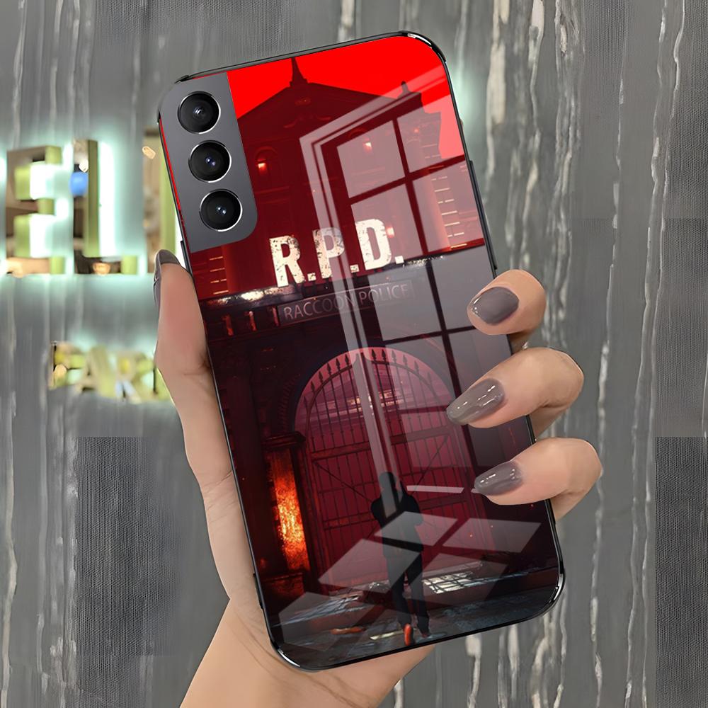 

Чехол для телефона с игрой RESIDENT EVIL для Samsung A25 A13 A33 5G A54 A36 A35 A56 A52 A14 Ударопрочный стеклянный чехол Samsung A36