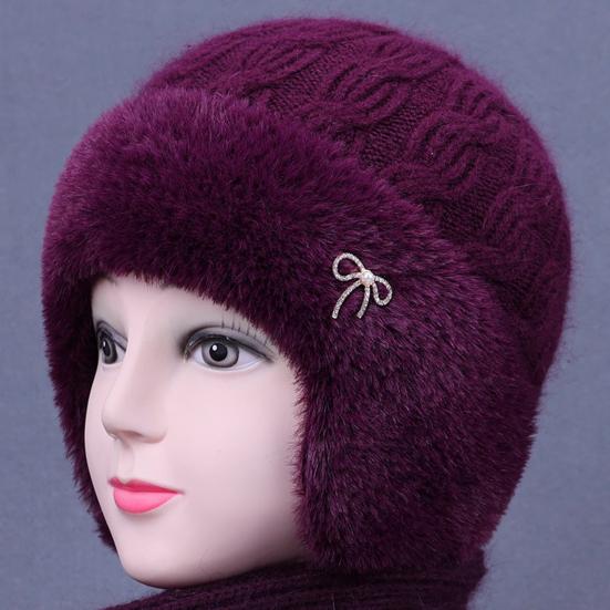 Cappello in Maglia Traspirante che Assorbe l'Umidità Caldo Foderato in Pile Doppio Strato Cappello per Clima Freddo Cappello Invernale Versatile