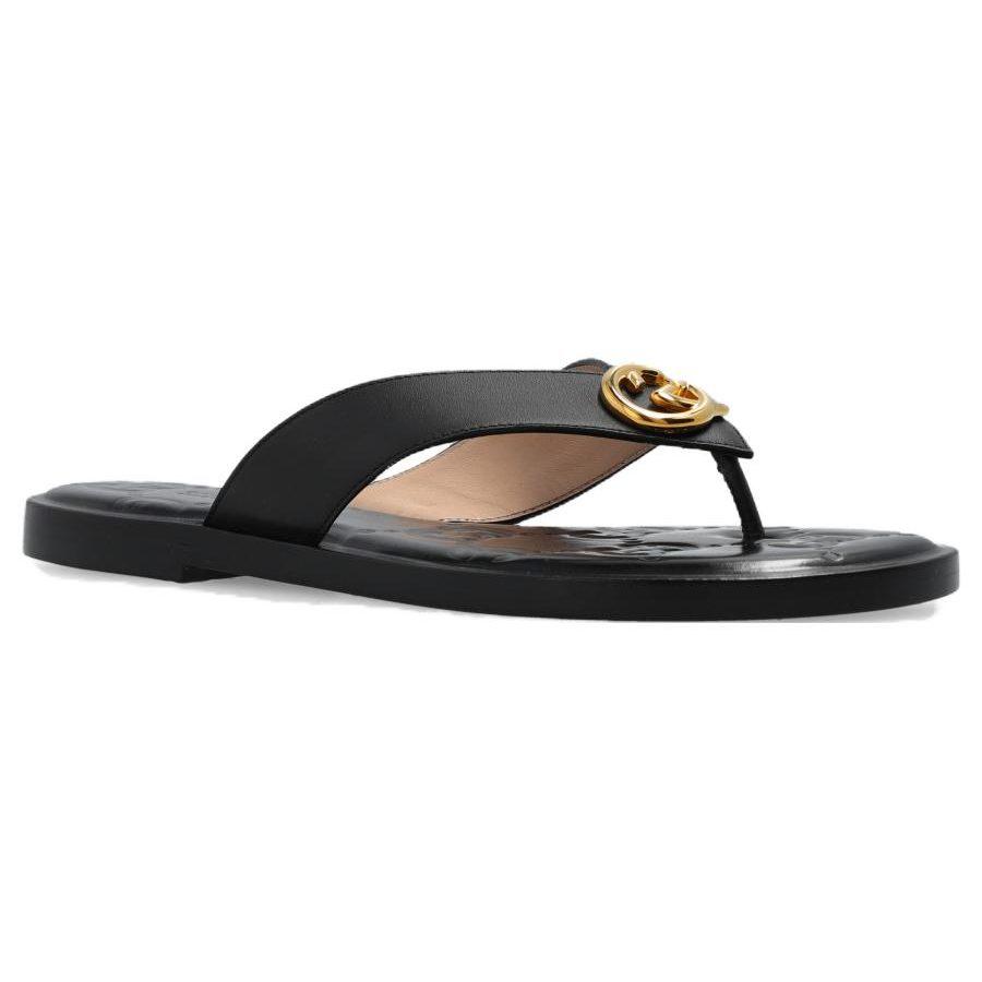 Gucci Interlocking G Thong-strap Slides 695207 A3N00 1000
