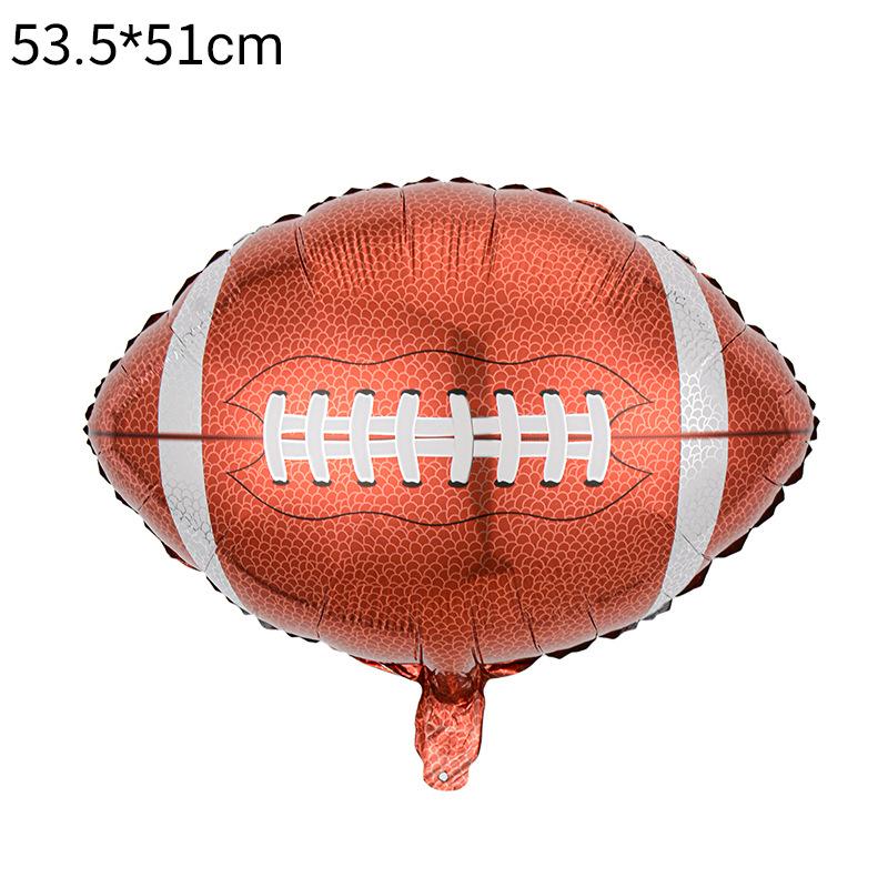 18 Inch Black And White Football Balloon Football Basketball Balloon Baseball Sports Aluminum Film Balloon European Cup Decorative Props