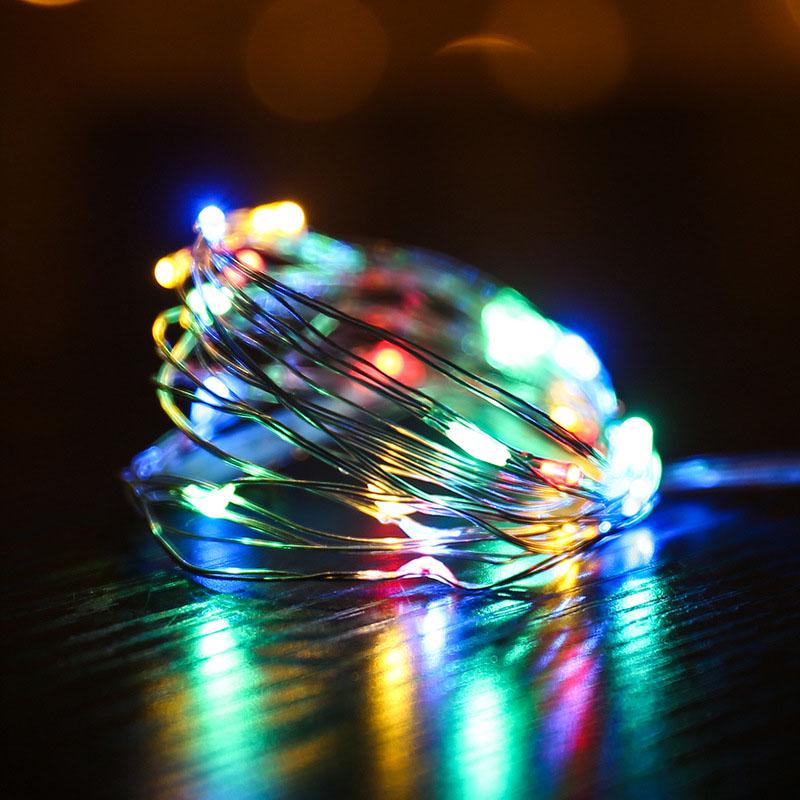 Buy Waterproof Fairy Lights Battery Powered 20 LED String 6.5 ft Copper
