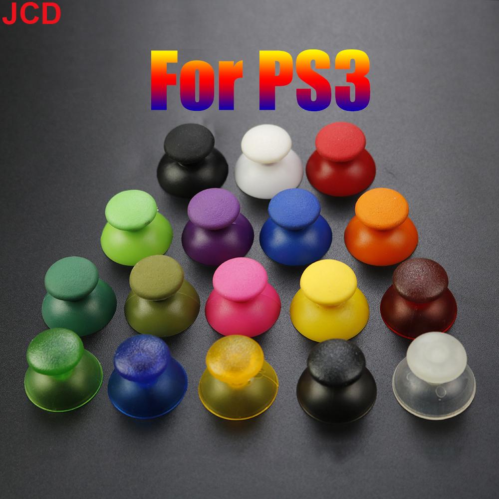 JCD 2pcs For PS3 Game Controller 3D Analog Joystick Stick Module Mushroom Cap Thumb Cover Replace Accessories