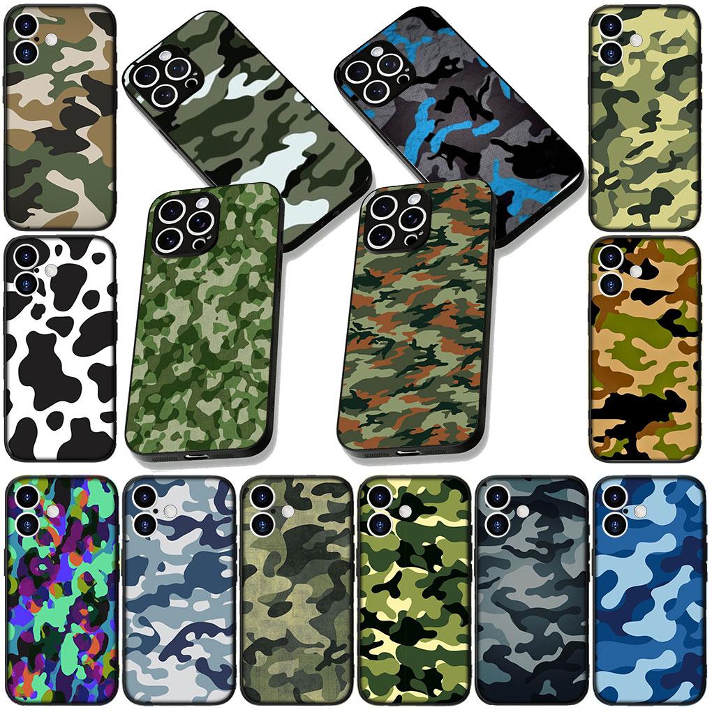 Camo Military Army Camouflage Pattern Phone Cover for Xiaomi Redmi Note 12 11 10 Pro 10A 10C 12C 14C A4 Note12 5G Soft Case