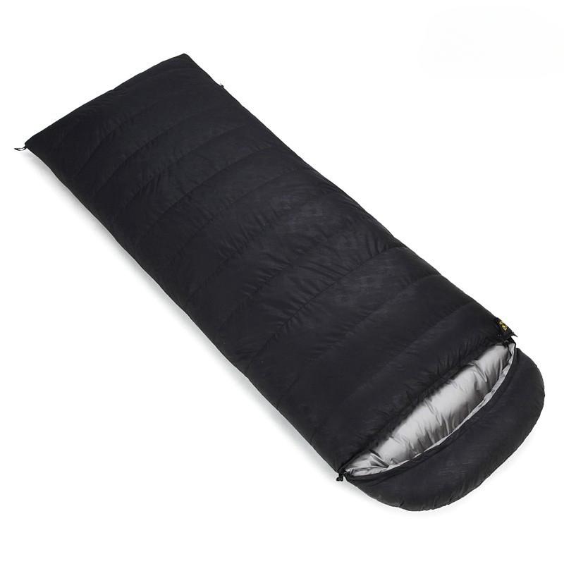 Filling 600/800/1000g White Goose Down Adult Envelope Sleeping Bag Single Person Ulrtalight Outdoor Camping Wich Cap Portable