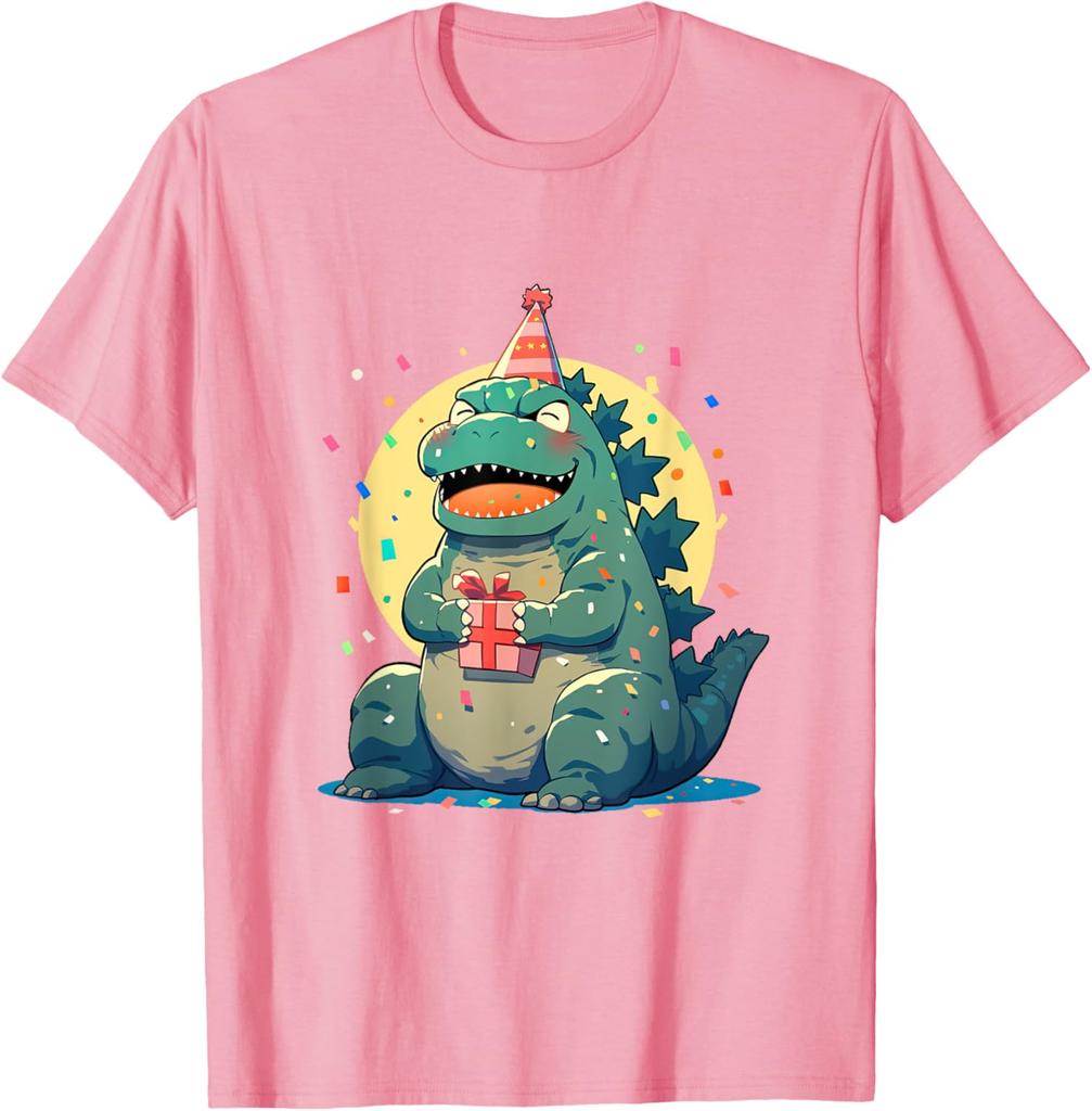 Epic Japanese Kaiju Party Time Roaring Celebration Fashion Casual Funny TShirt S6XL