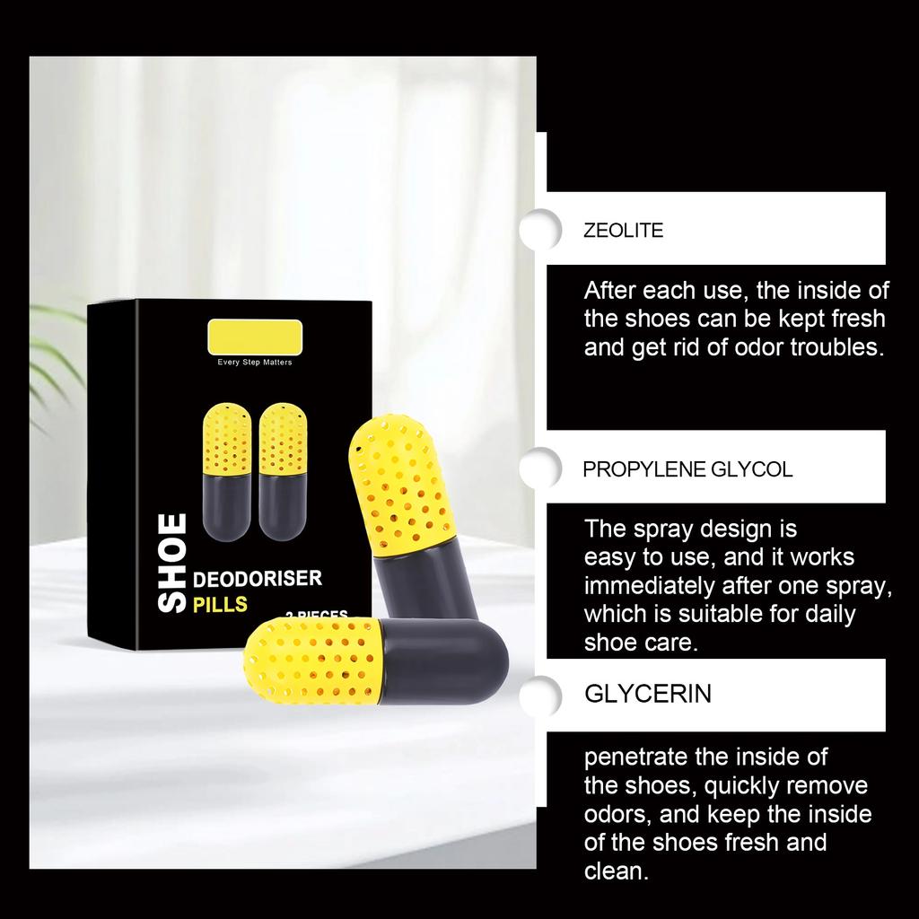 Les capsules pour chaussures sont une solution quotidienne pratique pour nettoyer les odeurs de chaussures, procurant une odeur naturelle, fraîche et propre.