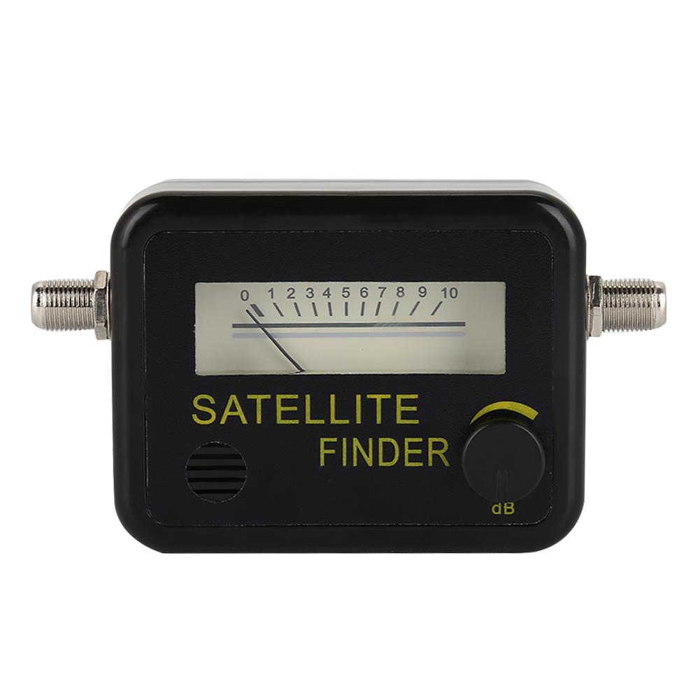 9501 Satellite Finder With Black Background And Yellow Sat Finder 13-18V DC Satellite Finder