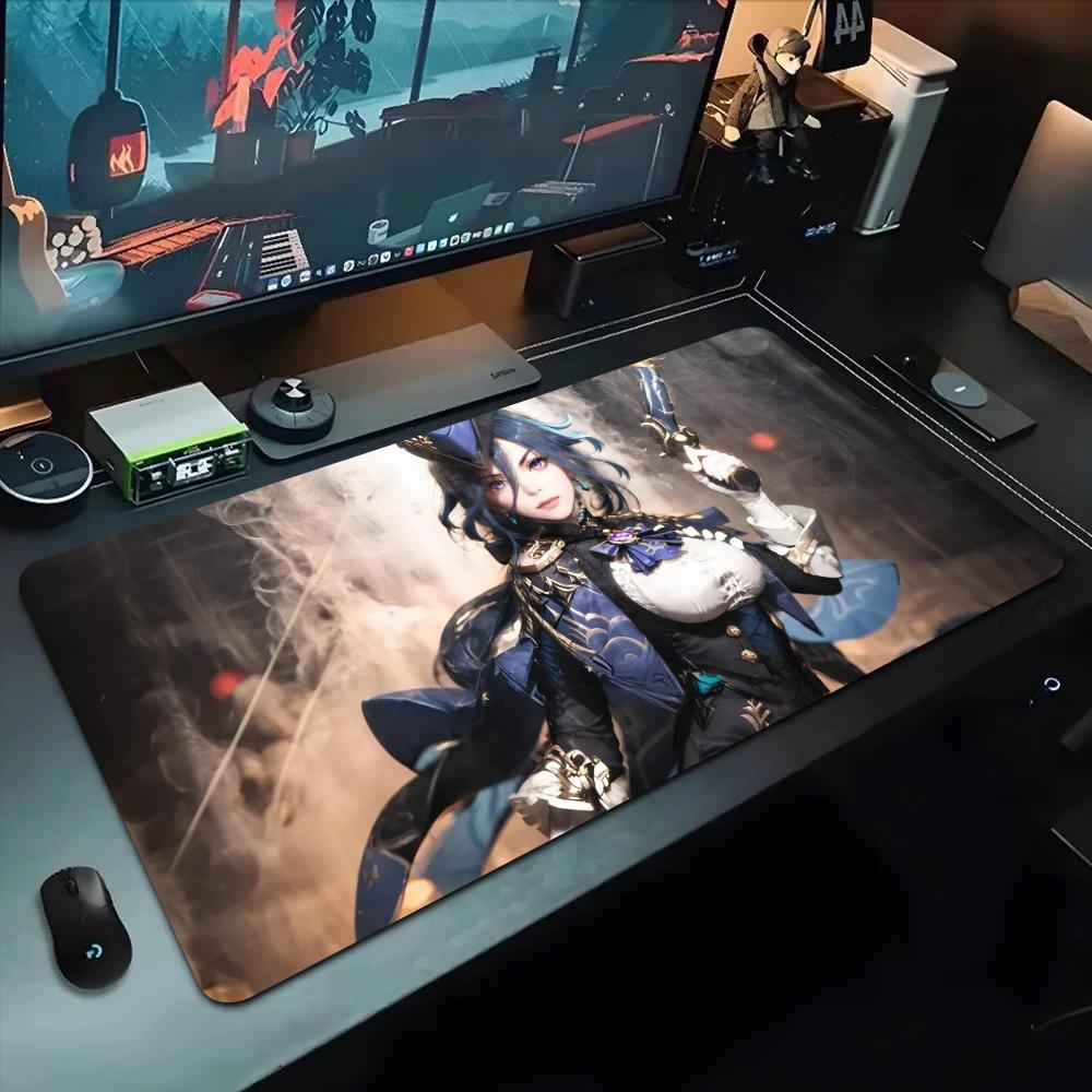 clorinde Mouse Pad 500X1000 mm Large Gaming Mousepad Gamer XL Rubber Otaku Keyboard Pad Laptop Desk Mat