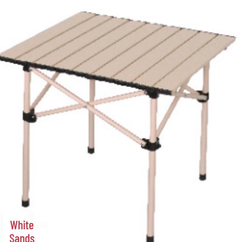 OIMG Adjustable Height Outdoor Roll-Up Folding Table
