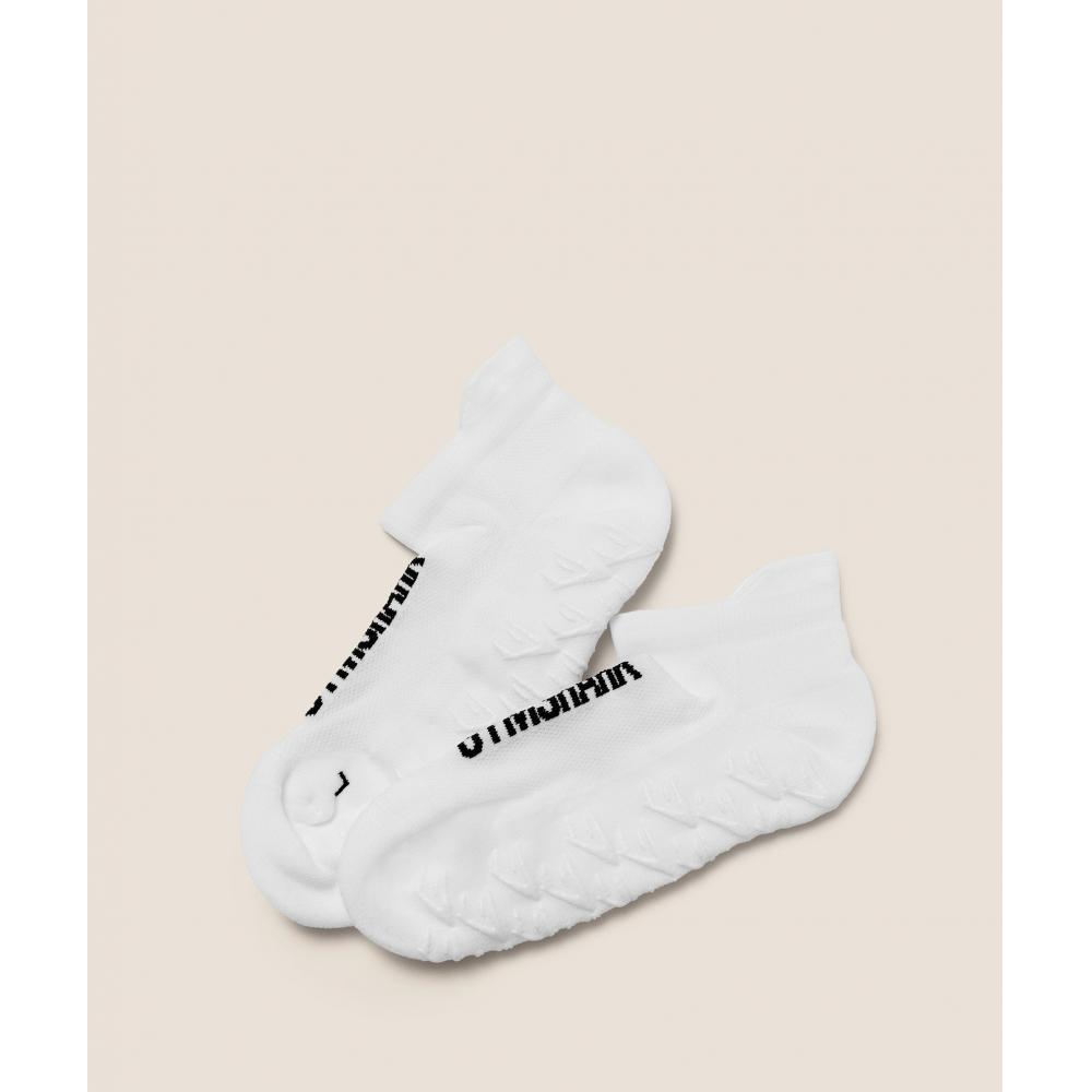 Gymshark Grip Trainer Socks White I1c1u Wb57