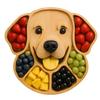 Wooden Serving Tray Dog Shaped Charcuterie Platter Appetizer Board for Cheese Meats Fruits Nuts Cookies