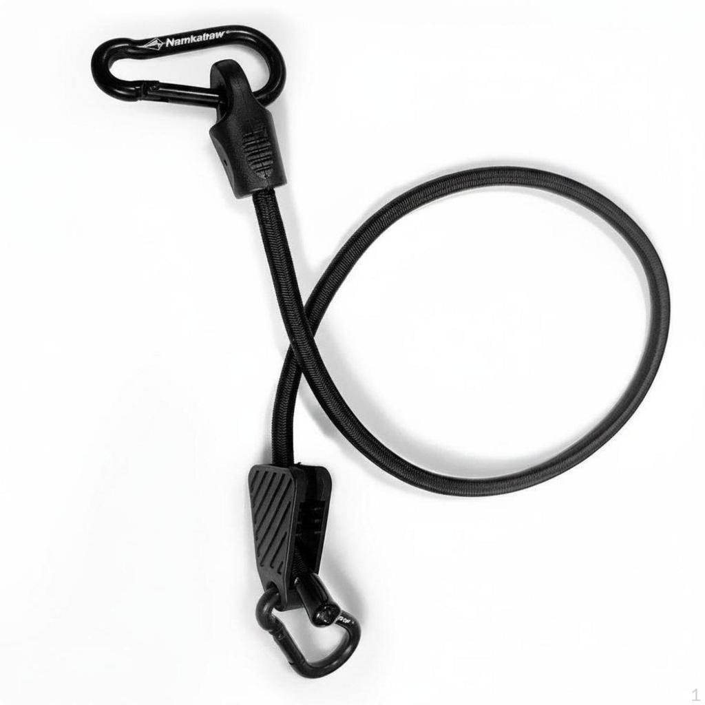 Cargo Bungee Strap WearResistant Adjustable Cord High Elastic Rope with Hooks for Campers,